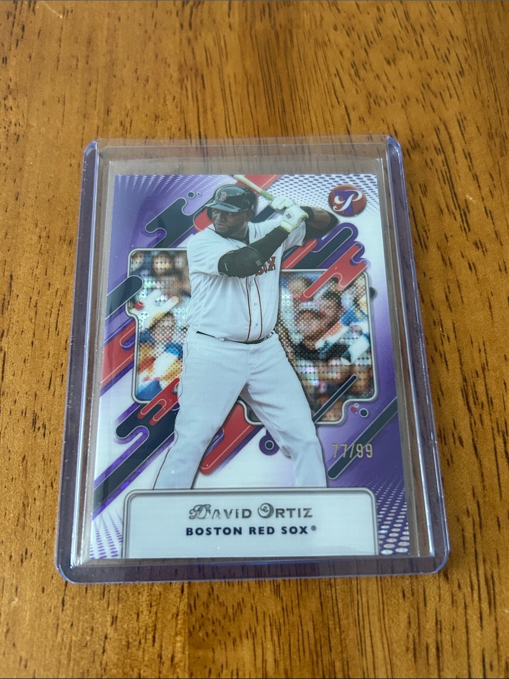 2025 Topps Pristine - David Ortiz Purple Refractor /99 Boston Red Sox